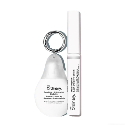 theOrdinary角鲨烷唇膏+睫毛精华