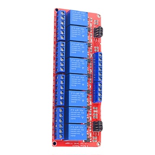 工业级5V 12V 24V继电器模块多路光耦光电隔离性能稳定带延时开关