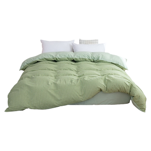 全棉水洗棉被套150x200x230x230cm纯棉被罩双人大尺寸定制250X220