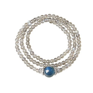 宫里上新月光石手串女天然水晶手链多圈叠戴轻奢小众精致生日礼物