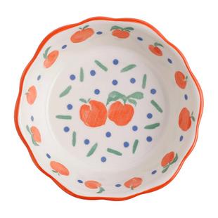 陶瓷沙拉碗可爱少女心瓷碗饭碗创意个性小碗家用网红碗单个甜品碗