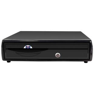 爱宝AB-580钱箱五格三档收款箱通用抽屉式收银箱收银台收钱箱收银收款机收银盒收钱盒钱柜现金盒带锁