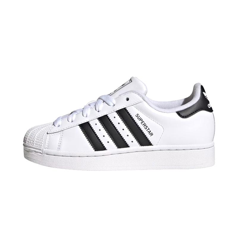 adidas/阿迪达斯Superstar2 经典贝壳头低帮黑白休闲板鞋JH9977
