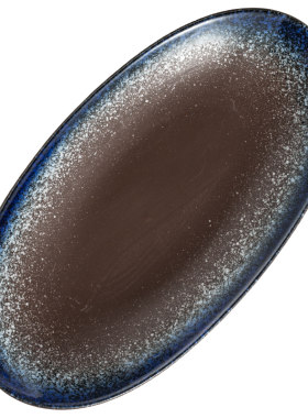 高颜值西式鱼盘清蒸鱼盘陶瓷盘家用大号蒸鱼盘子炒青菜盘饺子平盘