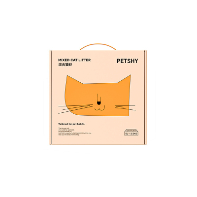 PETSHY猫砂原味矿石膨润土细砂结团可冲厕所白一万是只猫豆腐猫砂