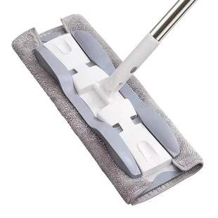 新款夹布拖把平板地拖拖布替换布条夹板地板专用拖地擦地抹布麻布