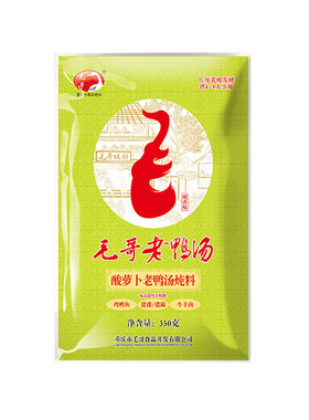 毛哥酸萝卜老鸭汤炖汤料350g*3袋