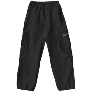 pomt直筒防水保暖宽松滑雪裤单板双板风格男女同款防风2138