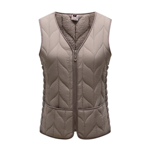 2025秋冬新款羽绒棉马甲女修身显瘦加绒马夹内穿加厚贴身保暖背心