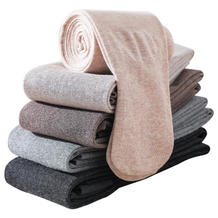 竖条纹瘦腿打底裤女士秋冬季内外穿保暖裤加绒加厚紧身踩脚连裤袜