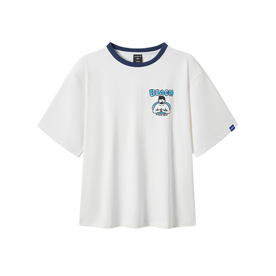 韦恩泽维尔短袖休闲大码印花T恤