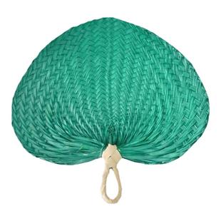 越女词扇子舞蹈扇蒲扇原版老式芭蕉扇绿色古典舞跳舞表演专用道具