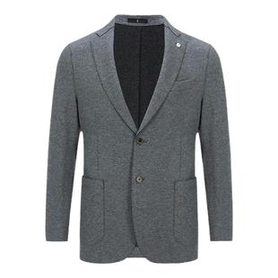 【羊毛羊绒】LAMPO/蓝豹男士单西服羊绒花呢商务休闲西装外套