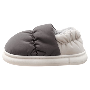 防臭棉拖鞋男士冬季室内家居保暖毛毛大码防滑防水包跟棉鞋女外穿