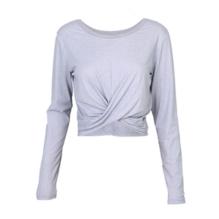 dcw高级感运动上衣女跑步训练透气瑜伽长袖跳绳普拉提晨跑健身衣