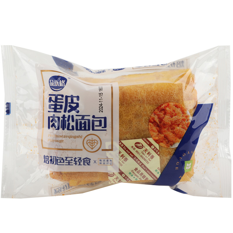 品优格蛋皮肉松卷面包