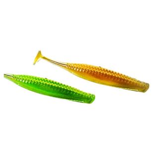 GUIDEPOST路标虫迹T尾路亚饵黑坑耐撕咬假饵螺纹软虫鳜鱼鲈鱼软饵