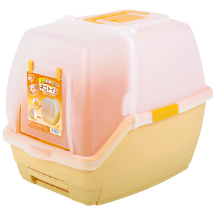 爱丽思双层猫砂盆全封闭爱丽丝猫厕所猫咪猫屎盆用品防外溅特大号