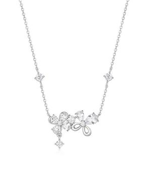 卡蒂罗浮光桂序项链925银锁骨链女轻奢时尚生日礼物2025新款