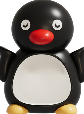 pingu收纳摆件耳机支架置物送礼