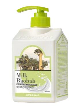 韩国直邮MilkBaobab迷珂宝身体乳补水爽肤敏感肌500ml*2正品