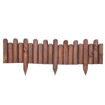 碳化防腐木插地木围栏