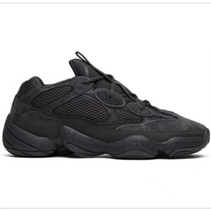 美国正品代购椰子yeezy500黑武士老爹鞋男女跑步防滑耐磨运动鞋