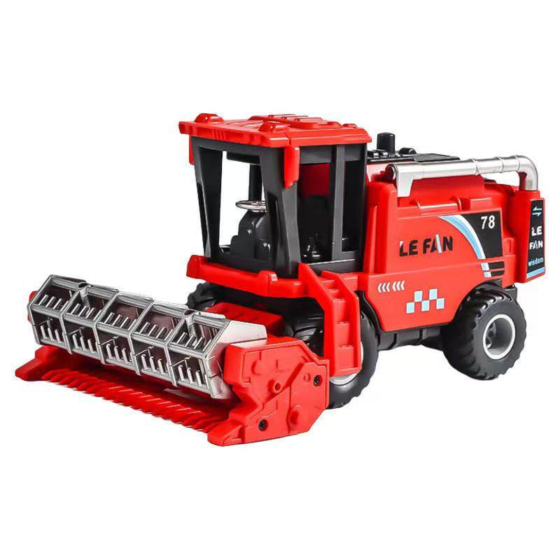 田园农夫系列惯性收割机玩具抓物车割草机运木车拖拉机粉碎机潮流