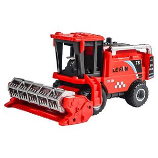 田园农夫系列惯性收割机玩具抓物车割草机运木车拖拉机粉碎机潮流