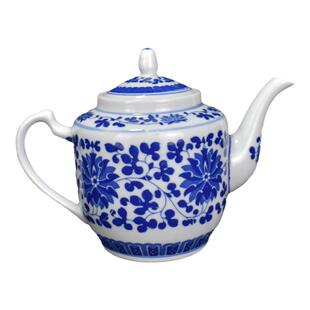景德镇青花陶瓷热水壶大容量凉水壶家用冷水壶大号釉下彩泡茶壶杨
