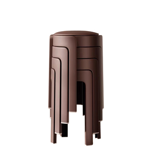 塑料软包凳子家用加厚结实耐用轻奢高级感可叠放餐桌客人备用圆椅