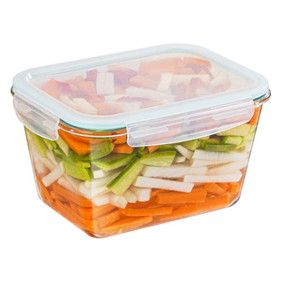 图图挚泡菜专用盒大容量韩式高硼硅玻璃保鲜盒食品级冰箱专用大号