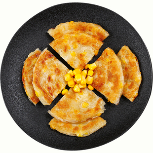 广式玉米饼家庭装90g20片半成品生面饼家庭装儿童早餐煎饼手抓饼