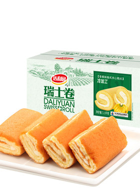 达利园瑞士卷蛋糕面包早餐多口味