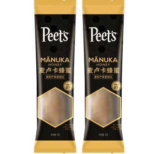 【尝鲜装】Peets皮爷麦卢卡蜂蜜MGO83+新西兰原料细腻甜润2条