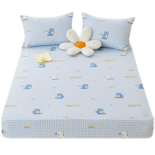 定制儿童床笠纯棉单件婴儿拼接床榻榻米棕垫床保护套学生宿舍床罩