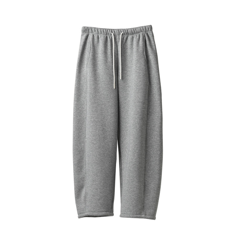 男士一体绒加绒两穿卫裤