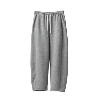 男士一体绒加绒两穿卫裤