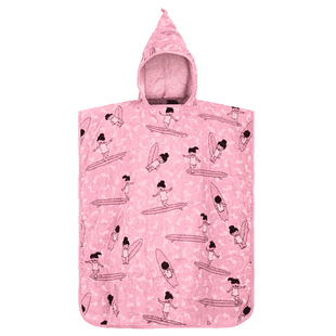 迪卡侬儿童浴巾斗篷带帽浴袍沙滩巾温泉用品游泳纯棉便携KIDK