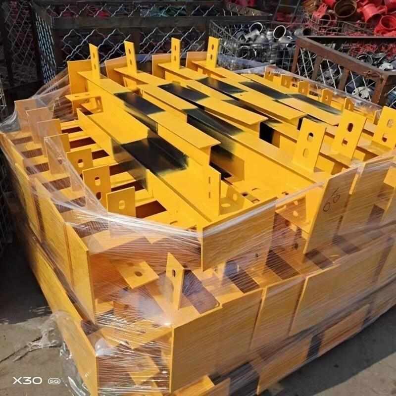 钢筋堆放架建筑工地 标准化钢材摆放平台 料场钢筋堆放支架工字钢