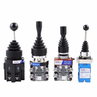 红开十字开关摇杆开关四向操纵杆自复位微动开关摇柄十字主令开关