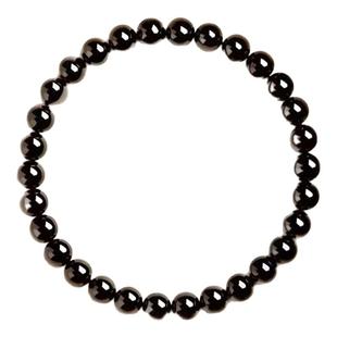 【天然乌金黑曜石手串】男女款收藏级黑曜石手链黑色散珠子旗舰店