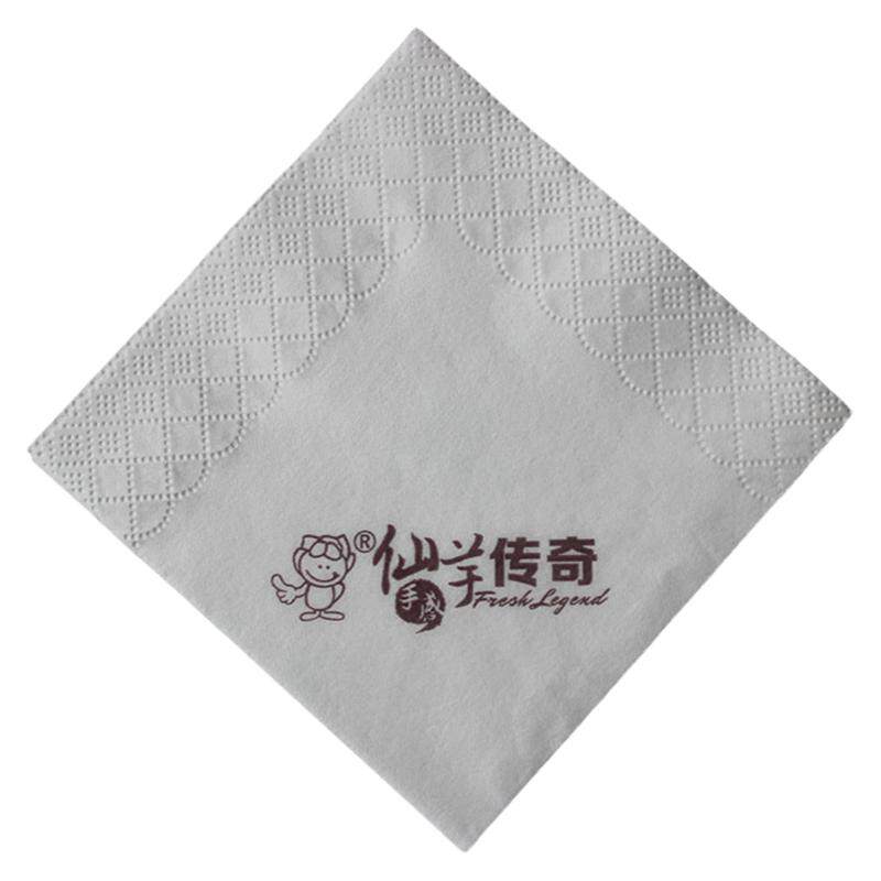 餐巾纸定制定做方形餐巾纸饭店快餐酒店餐饮纸巾印logo印字方形纸
