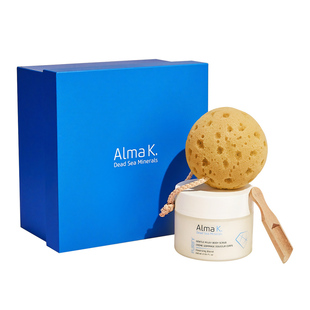 ALMAK欧茉可牛奶磨砂膏精油沐浴球改善角质沐浴露身体护理套组