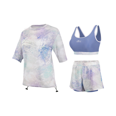 鸿星尔克女士分体三件套泳衣