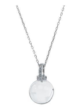 喜珠阁白水晶奶嘴扣吊坠