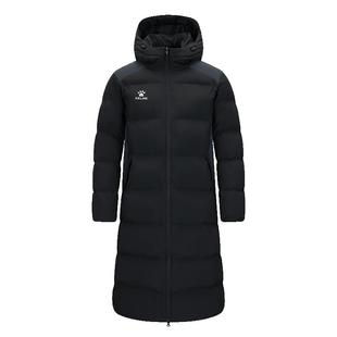 卡尔美棉服长款过膝男女运动羽绒棉袄足球训练保暖体育生冬训大衣