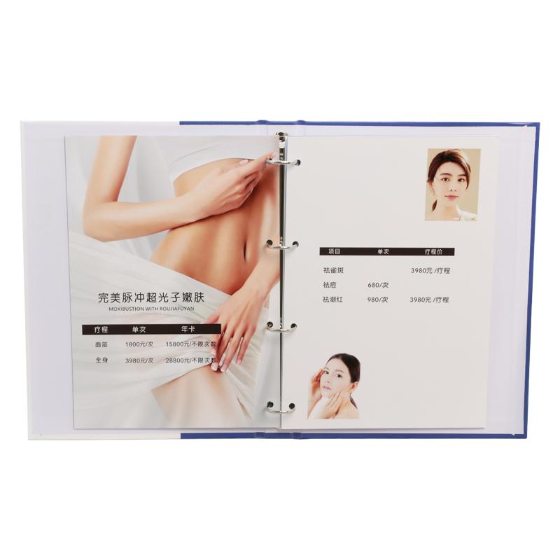 活頁美容院皮膚管理價(jià)格表定制高檔理發(fā)廊店價(jià)目表冊(cè)項(xiàng)造型美發(fā)微整形美甲養(yǎng)生高端項(xiàng)目手冊(cè)定做一本起印