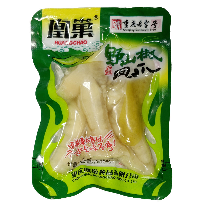 凰巢野山椒凤爪400g重庆特产泡凤爪泡鸡爪鸡拐解馋小吃独立包装