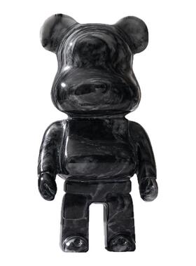 木化石暴力熊摆件家居装饰品客厅玄关电视柜办公室桌面创意摆件